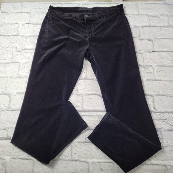 J Brand Soft Black Velvet Super Skinny Stretch Jeans size 29 - Picture 4 of 13